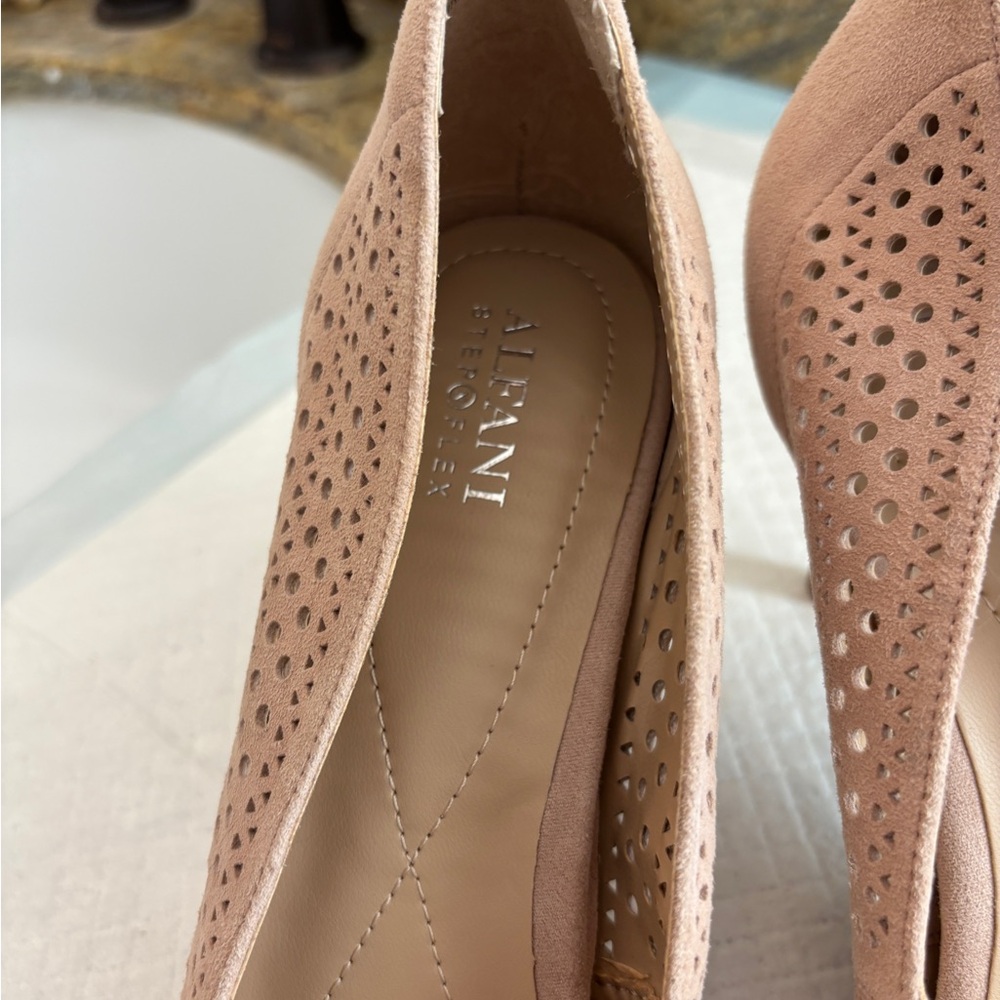 Alfani Jeules Blush Pink Pointed Toe Slip On Stilettos 3” Heel Women’s Size 11 - Picture 11 of 16